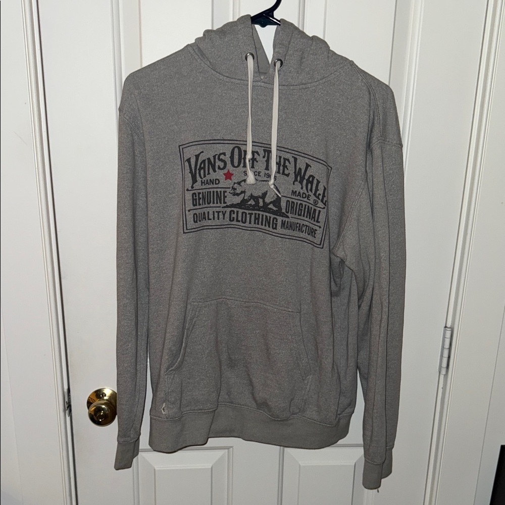 Vans Charcoal Gray Hoodie for Men